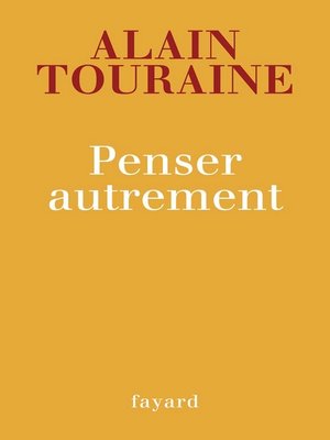 cover image of Penser autrement